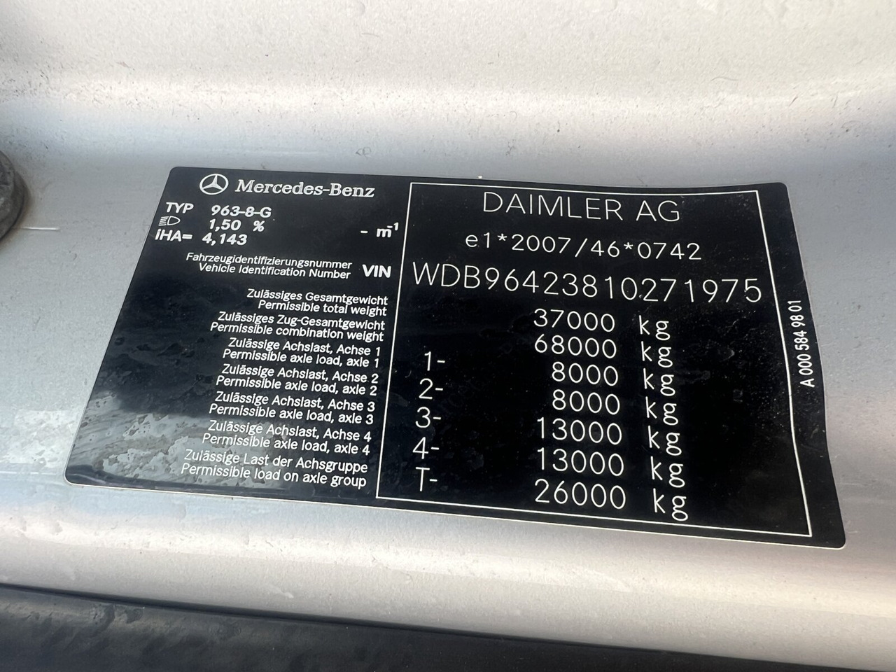 Mercedes-Benz Arocs 3251 LK 8x4/4 Arocs 3251 LK 8x4/4, Retarder, Stahlmulde ca. 15m³, hydr. Heckklappe - Внедорожный самосвал: фото 5 Mercedes-Benz Arocs 3251 LK 8x4/4 Arocs 3251 LK 8x4/4, Retarder, Stahlmulde ca. 15m³, hydr. Heckklappe - Внедорожный самосвал: фото 5