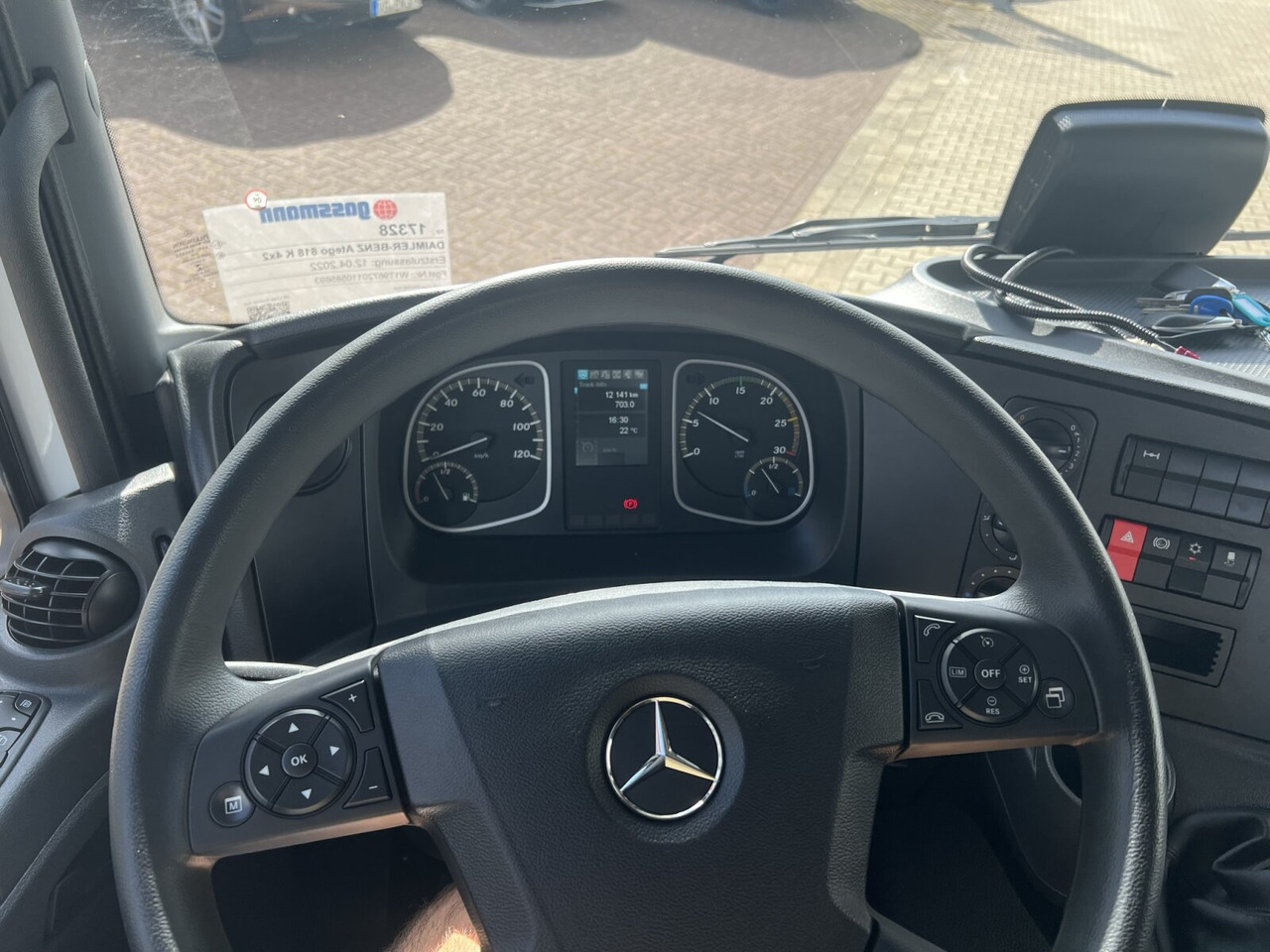 Новый Грузовик-шасси Mercedes-Benz Atego 818 K 4x2 Atego 818 K 4x2, 2x AHK, Meiller-Kipper, mehrfach Vorhanden!: фото 7