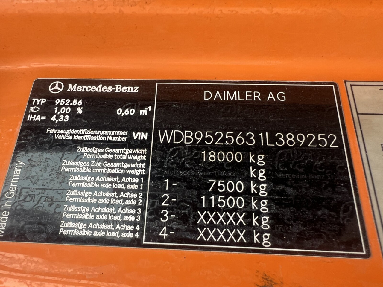 Mercedes-Benz Axor 1833 AK 4x4 Axor 1833 AK 4x4, Winterdienstausstattung в лизинг Mercedes-Benz Axor 1833 AK 4x4 Axor 1833 AK 4x4, Winterdienstausstattung: фото 6