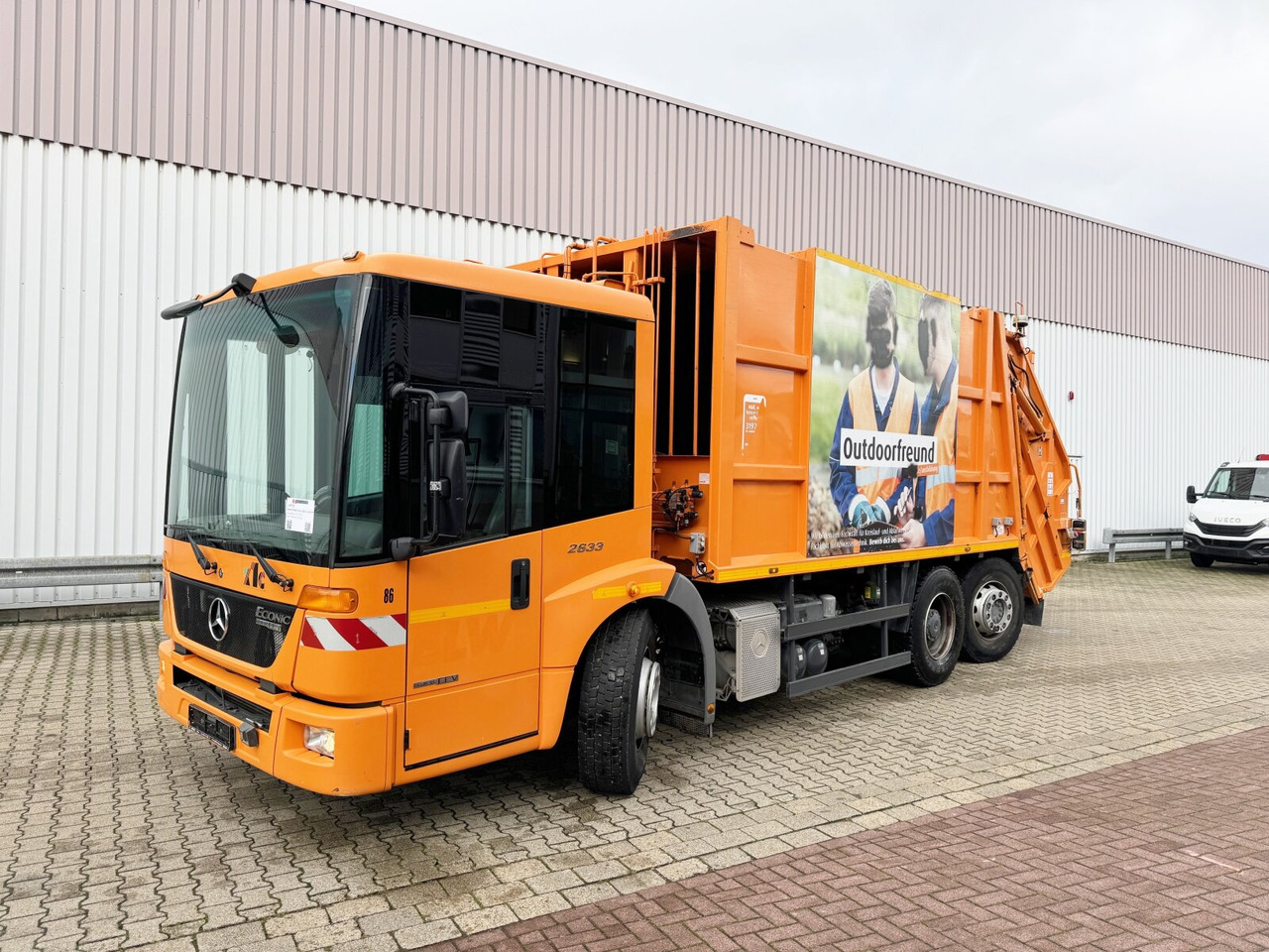 Mercedes-Benz Econic 2633 LL 6x2/4 NLA Econic 2633 LL 6x2/4 NLA, EEV, Lenkachse, Haller Aufbau - Мусоровоз: фото 1 Mercedes-Benz Econic 2633 LL 6x2/4 NLA Econic 2633 LL 6x2/4 NLA, EEV, Lenkachse, Haller Aufbau - Мусоровоз: фото 1