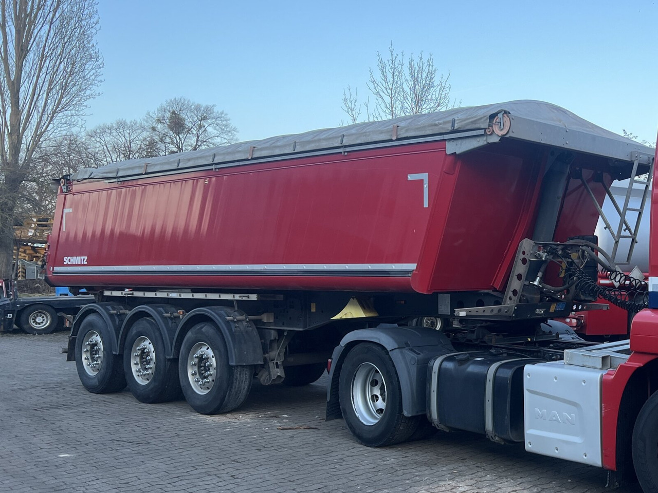 Schmitz Cargobull SKI 24 SL 7.2 SKI 24 SL 7.2, Alumulde ca. 24m³, Liftachse, E-Verdeck, Funk - Полуприцеп: фото 1 Schmitz Cargobull SKI 24 SL 7.2 SKI 24 SL 7.2, Alumulde ca. 24m³, Liftachse, E-Verdeck, Funk - Полуприцеп: фото 1