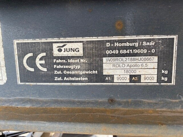 Rolo Apollo 6,5 Rolo Apollo 6,5 Schlittenabroller - Прицеп мультилифт/ Бункеровоз: фото 5 Rolo Apollo 6,5 Rolo Apollo 6,5 Schlittenabroller - Прицеп мультилифт/ Бункеровоз: фото 5