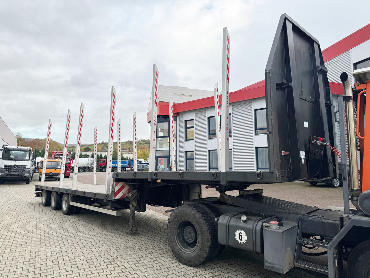 Низкорамный полуприцеп для транспортировки тяжёлой техники ST1024P4-13,6 SCHROEDER ST1024P4-13,6, Rungen anlegbar: фото 13