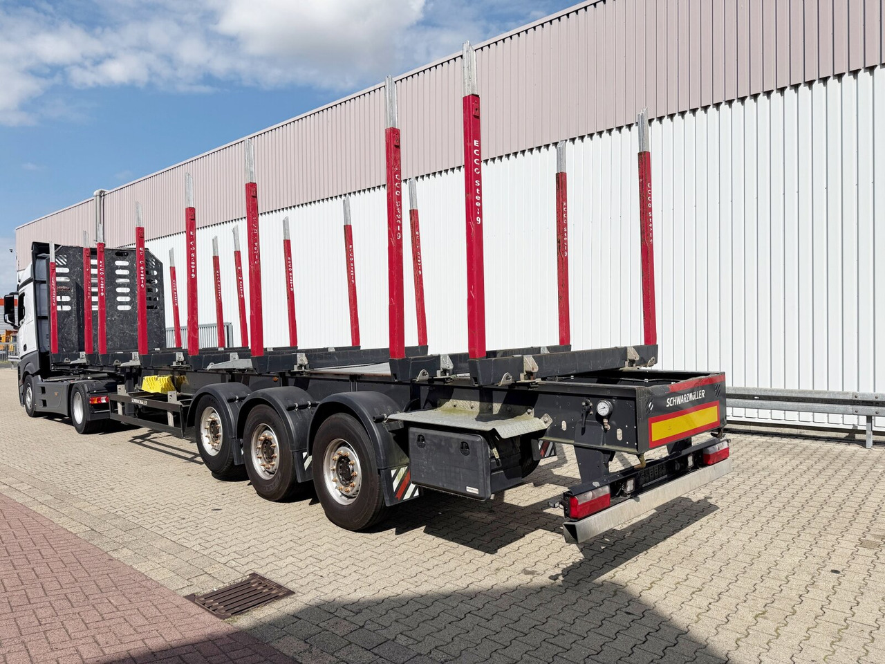 Schwarzmüller 3-Achs Holzauflieger 3-Achs Holzauflieger, Liftachse, MEHRFACH VORHANDEN! - Полуприцеп лесовоз: фото 5 Schwarzmüller 3-Achs Holzauflieger 3-Achs Holzauflieger, Liftachse, MEHRFACH VORHANDEN! - Полуприцеп лесовоз: фото 5