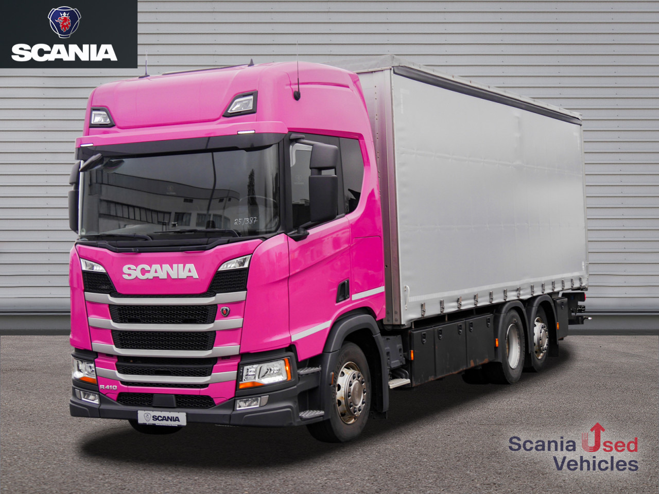 SCANIA R 410 B6x2*4NB - Pritsche / Plane / LBW - - Тентованный грузовик: фото 1 SCANIA R 410 B6x2*4NB - Pritsche / Plane / LBW - - Тентованный грузовик: фото 1