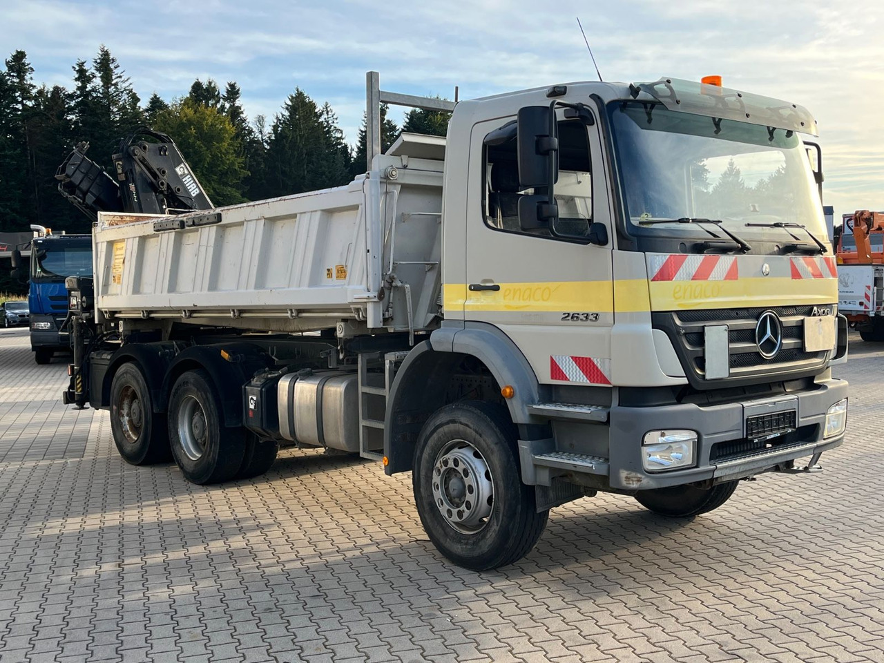 Mercedes-Benz Axor 2633 6x4 Meiller Kipper HIAB 144E-3 Kran - Самосвал, Автоманипулятор: фото 3 Mercedes-Benz Axor 2633 6x4 Meiller Kipper HIAB 144E-3 Kran - Самосвал, Автоманипулятор: фото 3