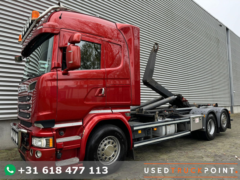 Scania R 580 Highline / 6X2 / Hooksystem / Retarder / Full Air / V8 / Belgium Truck - Крюковой мультилифт: фото 1 Scania R 580 Highline / 6X2 / Hooksystem / Retarder / Full Air / V8 / Belgium Truck - Крюковой мультилифт: фото 1