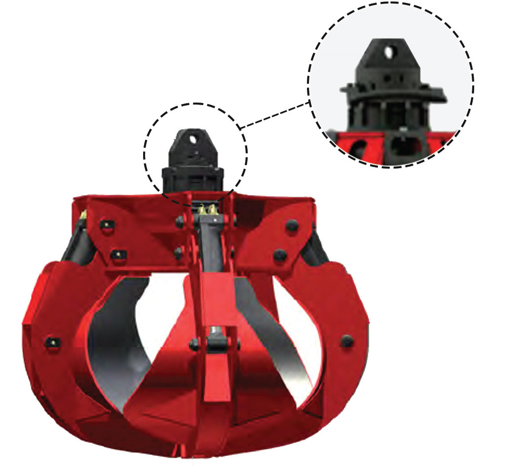 DEMOQ DRH280 - 6P Hydraulic Polyp -grab 470 kg - Грейфер для Строительной техники: фото 1 DEMOQ DRH280 - 6P Hydraulic Polyp -grab 470 kg - Грейфер для Строительной техники: фото 1