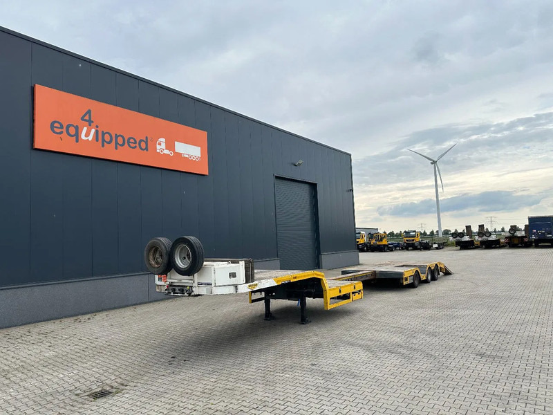 Broshuis E-2190/27 lowloader, wheel well, 4,1m extendable, steering axle - Низкорамный полуприцеп: фото 1 Broshuis E-2190/27 lowloader, wheel well, 4,1m extendable, steering axle - Низкорамный полуприцеп: фото 1