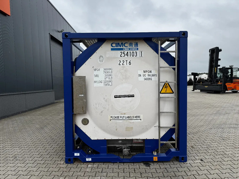 CIMC 20FT ISO, 25.050L / 1-COMP / 3 BAFFELS / T11 / 4 manholes / ADR valid until 04/2027 - Танк-контейнер: фото 5 CIMC 20FT ISO, 25.050L / 1-COMP / 3 BAFFELS / T11 / 4 manholes / ADR valid until 04/2027 - Танк-контейнер: фото 5