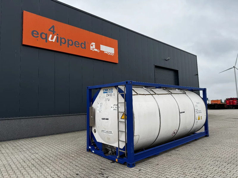CIMC 20FT ISO, 25.050L / 1-COMP / 3 BAFFELS / T11 / 4 manholes / ADR valid until 04/2027 - Танк-контейнер: фото 1 CIMC 20FT ISO, 25.050L / 1-COMP / 3 BAFFELS / T11 / 4 manholes / ADR valid until 04/2027 - Танк-контейнер: фото 1