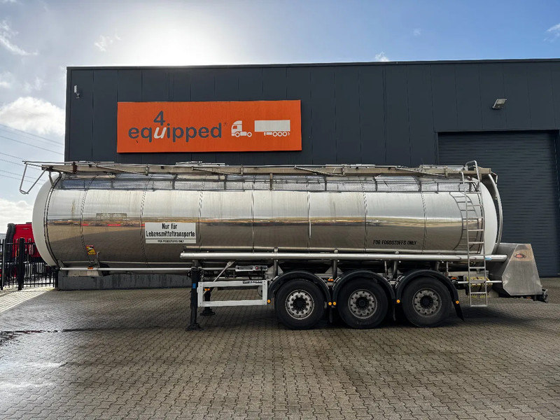 Feldbinder LEBENSMITTEL / LEVENSMIDDELEN FOOD / 33.500L / 3-COMP / PUMPE / INOX / NL-trailer / APK: 05-2026 - Полуприцеп-цистерна: фото 3 Feldbinder LEBENSMITTEL / LEVENSMIDDELEN FOOD / 33.500L / 3-COMP / PUMPE / INOX / NL-trailer / APK: 05-2026 - Полуприцеп-цистерна: фото 3
