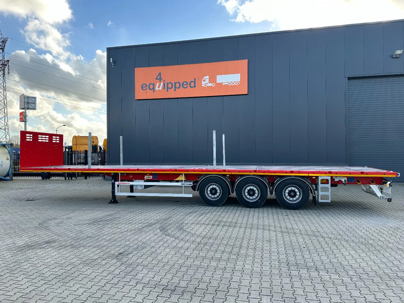 Kässbohrer NEU Heavy-Duty Platform, Heckbündig, Twistlocks (1x 40FT / 2x 20FT), ADR (EX/II, EX/III, FL, AT), Rungtasschen, Scheibebremsen - Полуприцеп-контейнеровоз/ Сменный кузов: фото 2 Kässbohrer NEU Heavy-Duty Platform, Heckbündig, Twistlocks (1x 40FT / 2x 20FT), ADR (EX/II, EX/III, FL, AT), Rungtasschen, Scheibebremsen - Полуприцеп-контейнеровоз/ Сменный кузов: фото 2