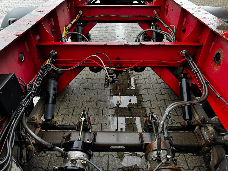 Полуприцеп-контейнеровоз/ Сменный кузов Krone 2-assig 20FT chassis, BPW + trommel, luchtvering, leeggewicht: 3.180kg: фото 16