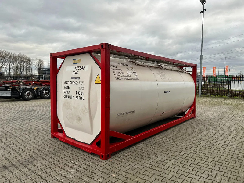 SINGAMAS 20FT ISO, 26.000L/1-COMP/3 BAFFELS/3 manholes, 5Y inspection: 06/2027 - Резервуар для хранения: фото 4 SINGAMAS 20FT ISO, 26.000L/1-COMP/3 BAFFELS/3 manholes, 5Y inspection: 06/2027 - Резервуар для хранения: фото 4
