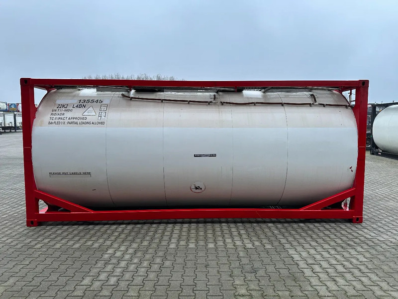 SINGAMAS 20FT ISO, 26.000L/1-COMP/3 BAFFELS/3 manholes, 5Y inspection: 06/2027 - Резервуар для хранения: фото 3 SINGAMAS 20FT ISO, 26.000L/1-COMP/3 BAFFELS/3 manholes, 5Y inspection: 06/2027 - Резервуар для хранения: фото 3