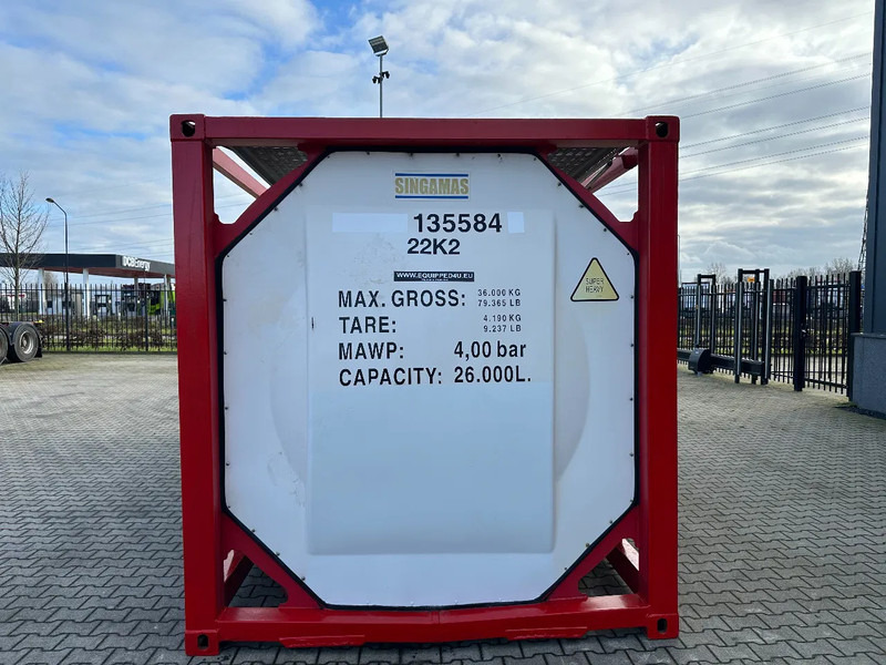 SINGAMAS 20FT ISO, 26.000L/1-COMP/3 BAFFELS/3 manholes, ADR inspectio valid till: 07/2025 - Резервуар для хранения: фото 5 SINGAMAS 20FT ISO, 26.000L/1-COMP/3 BAFFELS/3 manholes, ADR inspectio valid till: 07/2025 - Резервуар для хранения: фото 5