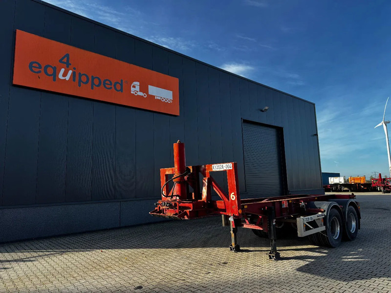 Van Hool 2 AXLE 20FT TIPPING-CHASSIS / TWIN-TIRES / BPW + DRUM / ALCOA / NL-trailer / APK - Полуприцеп-контейнеровоз/ Сменный кузов: фото 1 Van Hool 2 AXLE 20FT TIPPING-CHASSIS / TWIN-TIRES / BPW + DRUM / ALCOA / NL-trailer / APK - Полуприцеп-контейнеровоз/ Сменный кузов: фото 1