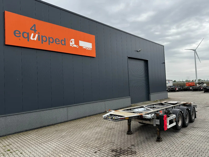 Van Hool 20FT /20FT SWAP ADR (EX/II, EX/III, FL, OX, AT), BPW, disc brakes, liftaxle, galvanized, ALCOA, NL-Chassis, empty weight 3.300KG - Полуприцеп-контейнеровоз/ Сменный кузов: фото 1 Van Hool 20FT /20FT SWAP ADR (EX/II, EX/III, FL, OX, AT), BPW, disc brakes, liftaxle, galvanized, ALCOA, NL-Chassis, empty weight 3.300KG - Полуприцеп-контейнеровоз/ Сменный кузов: фото 1
