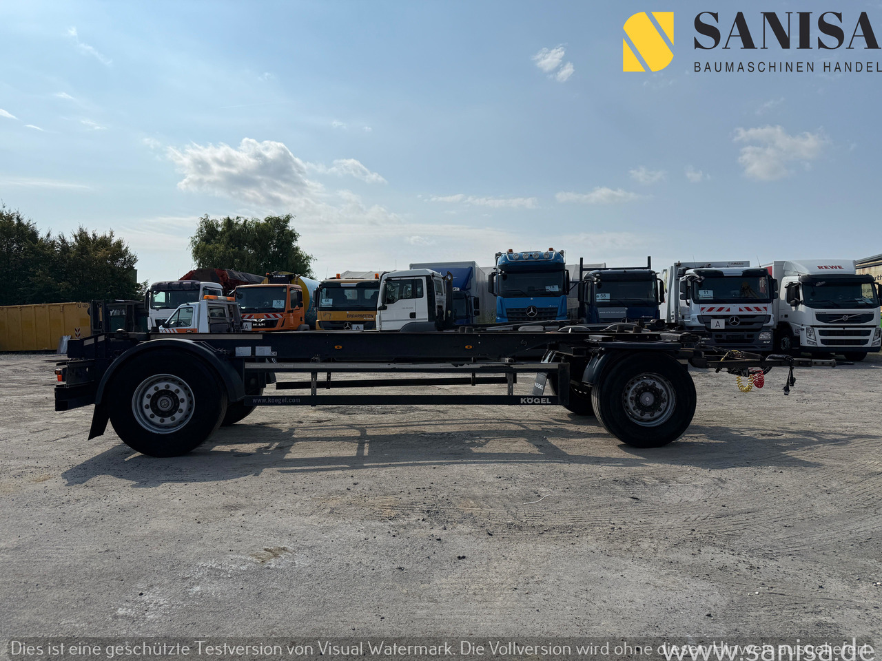 KÖGEL AW18/Wechselfahrgestell/BDF/Pneumatik - Шасси прицеп: фото 5 KÖGEL AW18/Wechselfahrgestell/BDF/Pneumatik - Шасси прицеп: фото 5