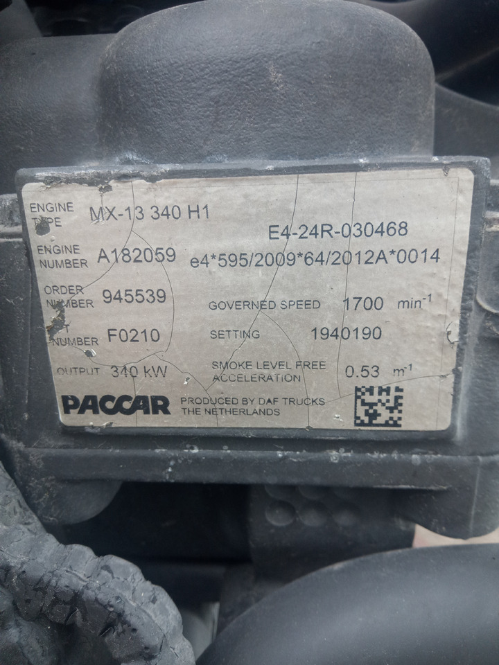 Daf XF106 - Двигатель: фото 5 Daf XF106 - Двигатель: фото 5