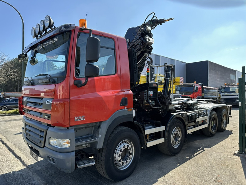 DAF CF 85.410 8x4 HOOKLIFT + CRANE HIAB 244 EP-3 HIDUO - Radio - Rotator - RETARDER - EURO 4 - BIG AXLES HUB REDUCTION - Крюковой мультилифт, Автоманипулятор: фото 4 DAF CF 85.410 8x4 HOOKLIFT + CRANE HIAB 244 EP-3 HIDUO - Radio - Rotator - RETARDER - EURO 4 - BIG AXLES HUB REDUCTION - Крюковой мультилифт, Автоманипулятор: фото 4