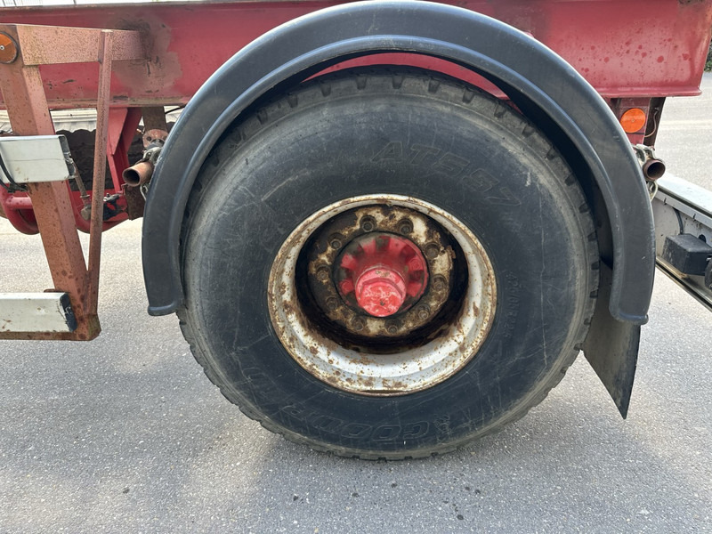 Прицеп-контейнеровоз/ Сменный кузов DEOM - SCHMIT R202P 2-AS CONTAINER TRANSPORT - BPW - GOEDE BANDEN - LUCHTVERING - BELGISCHE PAPIEREN: фото 12