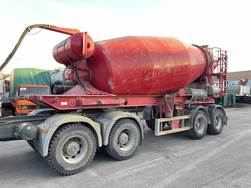 Hoenkhaus 12m3 CONCRETE MIXER 2 Axles SAF - AIR SUSP. - DRUM BRAKES - BE TRAILER - Полуприцеп бетоносмеситель: фото 1 Hoenkhaus 12m3 CONCRETE MIXER 2 Axles SAF - AIR SUSP. - DRUM BRAKES - BE TRAILER - Полуприцеп бетоносмеситель: фото 1