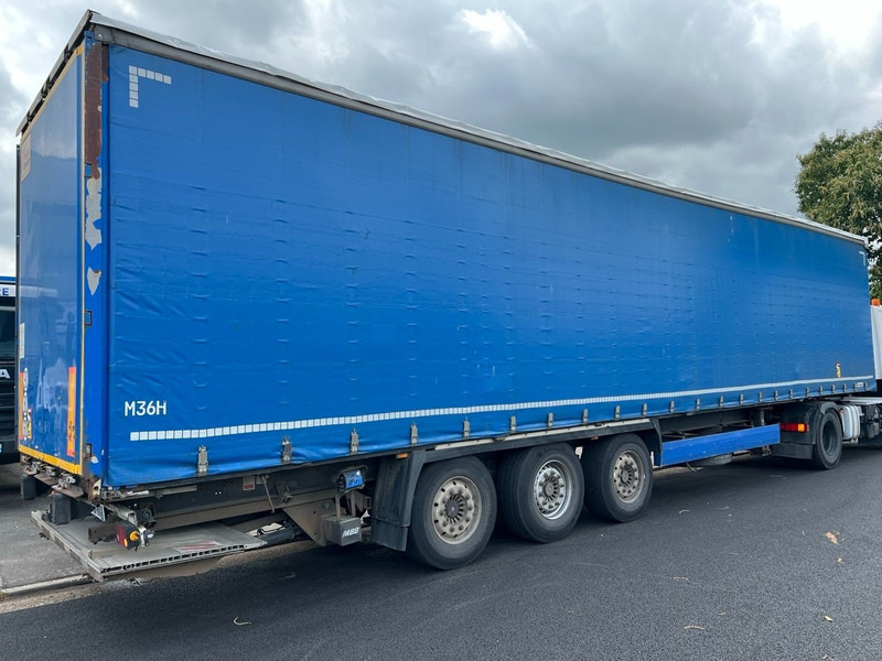 Krone 3-AXLES TRAILER - SAF DISC - LIFT + STEERING AXLE - TAILLIFT - Тентованный полуприцеп: фото 4 Krone 3-AXLES TRAILER - SAF DISC - LIFT + STEERING AXLE - TAILLIFT - Тентованный полуприцеп: фото 4