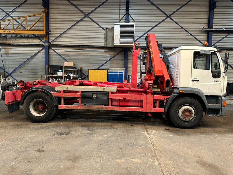 MAN 18.284 HOOKLIFT + CRANE PALFINGER PK 11001 A - STEEL SPRING / BLATT / LAMES - BE TRUCK - Крюковой мультилифт, Автоманипулятор: фото 3 MAN 18.284 HOOKLIFT + CRANE PALFINGER PK 11001 A - STEEL SPRING / BLATT / LAMES - BE TRUCK - Крюковой мультилифт, Автоманипулятор: фото 3