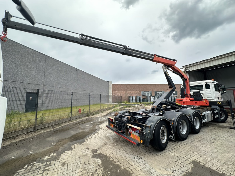 MAN TGS 35.400 8x4 TRIDEM HOOKLIFT T22 + CRANE PALFINGER PK 18001 EH + RADIO - EURO 5 - LIFT/STEERING AXLE - BE TRUCK - Крюковой мультилифт, Автоманипулятор: фото 5 MAN TGS 35.400 8x4 TRIDEM HOOKLIFT T22 + CRANE PALFINGER PK 18001 EH + RADIO - EURO 5 - LIFT/STEERING AXLE - BE TRUCK - Крюковой мультилифт, Автоманипулятор: фото 5