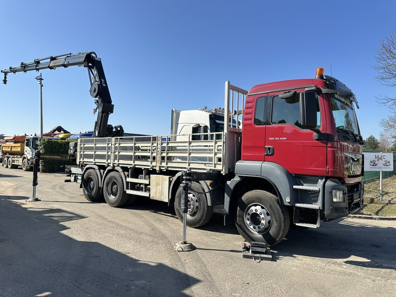 MAN TGS 35.420 8x4 + CRANE HIAB X-HIPRO 302 EP-5 - 192.000km - ROTATOR - 5/6 F - PLATFORM 6m55 - AIR SUSPENSION - TUV 06/2025 - TOP CONDITION - Автоманипулятор: фото 1 MAN TGS 35.420 8x4 + CRANE HIAB X-HIPRO 302 EP-5 - 192.000km - ROTATOR - 5/6 F - PLATFORM 6m55 - AIR SUSPENSION - TUV 06/2025 - TOP CONDITION - Автоманипулятор: фото 1