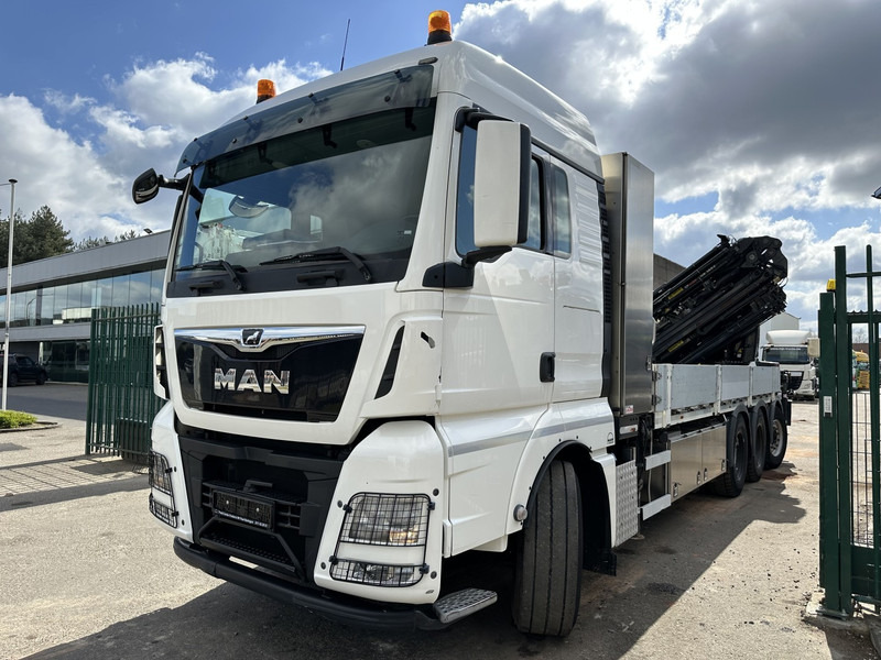 Грузовик бортовой/ Платформа, Автоманипулятор MAN TGX 35.420 8x4-4 TRIDEM PRTISCHE 6m40 + KRAN (26m!) HIAB X-HIPRO 408 E-5 + JIB 100X-5  - *306.245km* - BE TRUCK: фото 19