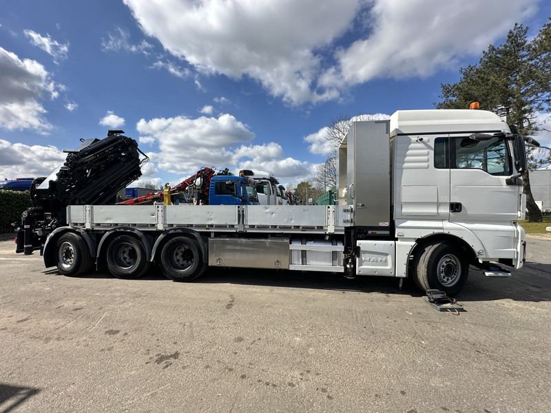 Грузовик бортовой/ Платформа, Автоманипулятор MAN TGX 35.420 8x4-4 TRIDEM PRTISCHE 6m40 + KRAN (26m!) HIAB X-HIPRO 408 E-5 + JIB 100X-5  - *306.245km* - BE TRUCK: фото 6