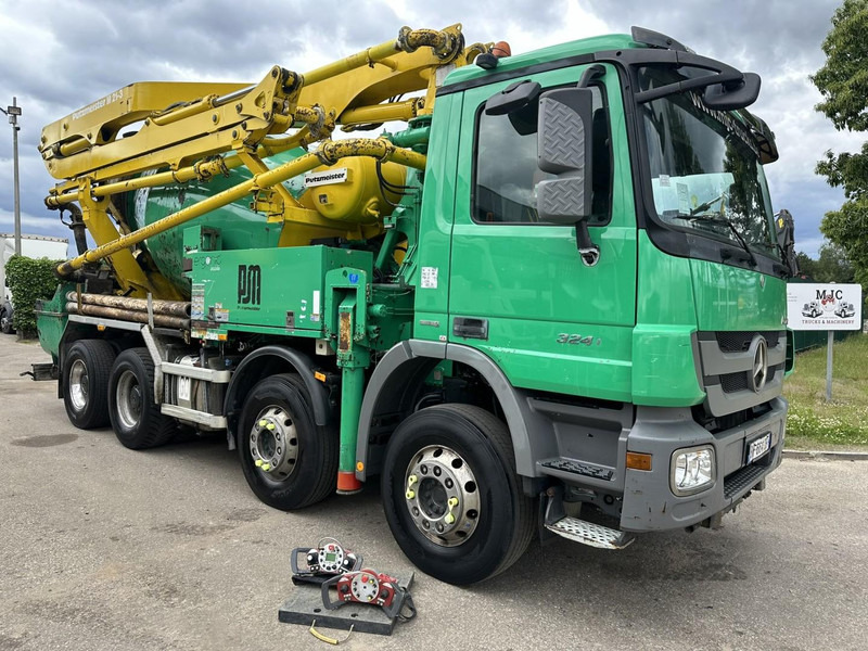 Mercedes-Benz ACTROS 3241 8x4 PUMI PM M 21-3 (21m) Putzmeister - *238.000km* / 1586H - EPS - BLADVERING / NAAFREDUCTIE - Автобетоносмеситель: фото 1 Mercedes-Benz ACTROS 3241 8x4 PUMI PM M 21-3 (21m) Putzmeister - *238.000km* / 1586H - EPS - BLADVERING / NAAFREDUCTIE - Автобетоносмеситель: фото 1