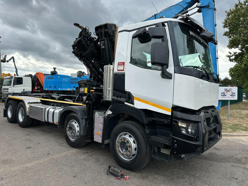 Renault C460 8x4 HOOKLIFT + (19m!) CRANE HIAB 288 E-6 HIDUO - RADIO - 5/6 F - STEEL SPRING / HUB REDUCTION - BE TRUCK - Крюковой мультилифт, Автоманипулятор: фото 2 Renault C460 8x4 HOOKLIFT + (19m!) CRANE HIAB 288 E-6 HIDUO - RADIO - 5/6 F - STEEL SPRING / HUB REDUCTION - BE TRUCK - Крюковой мультилифт, Автоманипулятор: фото 2