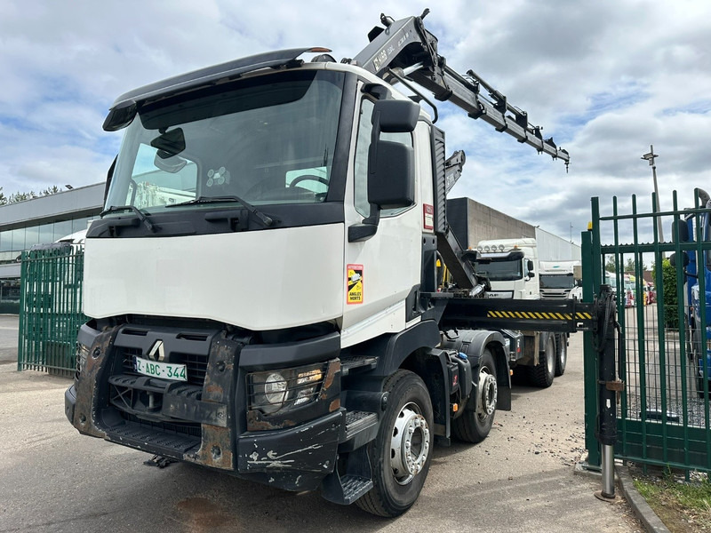 Renault C460 8x4 HOOKLIFT + CRANE HIAB 288 E-6 HIDUO - RADIO - 5/6 F - STEEL SPRING / HUB REDUCTION - Крюковой мультилифт, Автоманипулятор: фото 3 Renault C460 8x4 HOOKLIFT + CRANE HIAB 288 E-6 HIDUO - RADIO - 5/6 F - STEEL SPRING / HUB REDUCTION - Крюковой мультилифт, Автоманипулятор: фото 3
