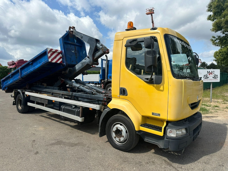 Крюковой мультилифт Renault MIDLUM 220 DCI 4x2 12T - EURO 3 - HOOKLIFT / ABROLLKIPPER / AMPLIROL / GANCHO - *243.000km* - AIR SUSPENSION - BE TRUCK: фото 1