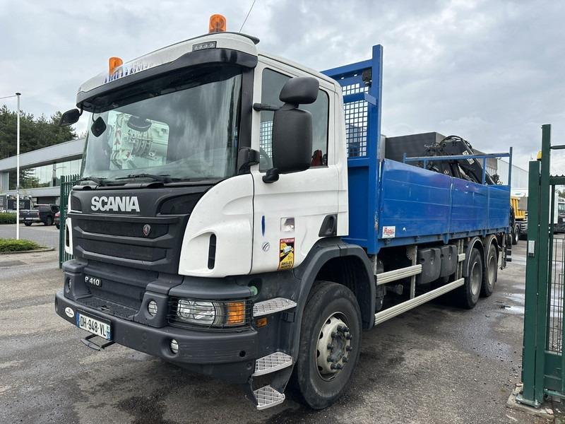 Scania P410 6x4 + CRANE HIAB 166 ES-4 - RETARDER - ROTATOR - PLATFORM 6m80 - BIG AXLES HUB REDUCTION - STEEL SPRING - Автоманипулятор: фото 4 Scania P410 6x4 + CRANE HIAB 166 ES-4 - RETARDER - ROTATOR - PLATFORM 6m80 - BIG AXLES HUB REDUCTION - STEEL SPRING - Автоманипулятор: фото 4
