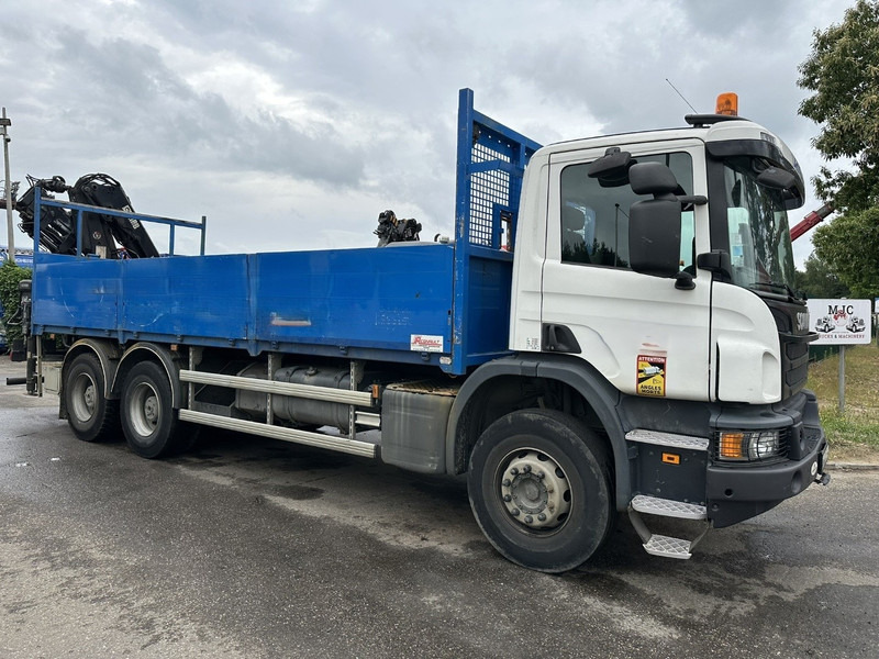 Scania P410 6x4 + CRANE HIAB 166 ES-4 - RETARDER - ROTATOR - PLATFORM 6m80 - BIG AXLES HUB REDUCTION - STEEL SPRING - Автоманипулятор: фото 2 Scania P410 6x4 + CRANE HIAB 166 ES-4 - RETARDER - ROTATOR - PLATFORM 6m80 - BIG AXLES HUB REDUCTION - STEEL SPRING - Автоманипулятор: фото 2