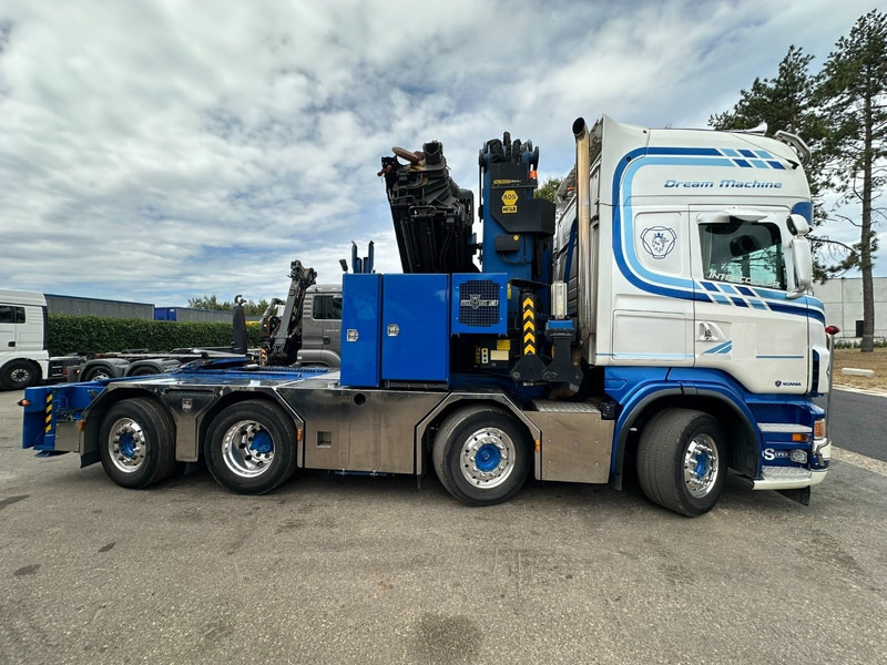 Автоманипулятор Scania R500 8x2 + CRANE 100Tm! PALFINGER PK100002 G 8x + 1 ME - RETARDER - ALCOA DURA BRIGHT - LIFT + STEERING - 5/6 HYDR F - TÜV 05/2026 - TOP CONDITION: фото 12