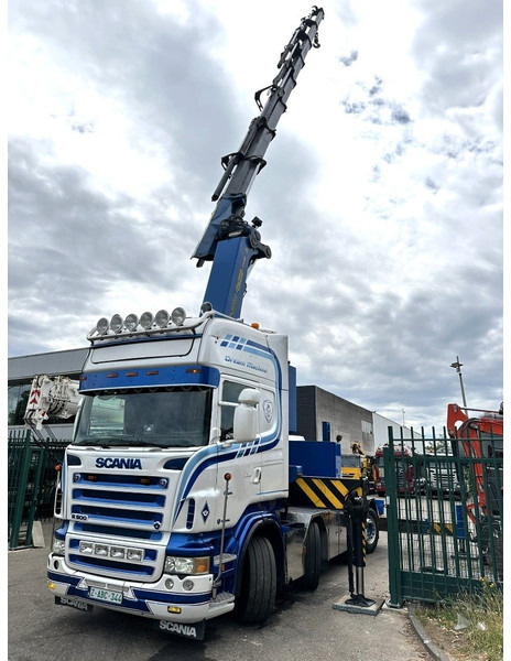Автоманипулятор Scania R500 8x2 + CRANE 100Tm! PALFINGER PK100002 G 8x + 1 ME - RETARDER - ALCOA DURA BRIGHT - LIFT + STEERING - 5/6 HYDR F - TÜV 05/2026 - TOP CONDITION: фото 6