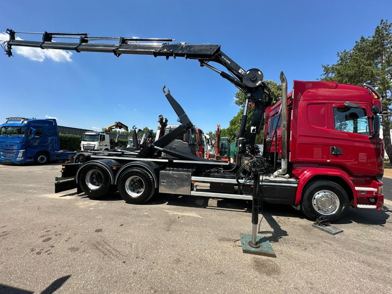 Scania R580 6X2 V8 HOOKLIFT + CRANE HIAB 211 E-4 HIPRO - ROTATOR - RETARDER - ALCOA ALU - RADIO - NL TRUCK - Крюковой мультилифт, Автоманипулятор: фото 4 Scania R580 6X2 V8 HOOKLIFT + CRANE HIAB 211 E-4 HIPRO - ROTATOR - RETARDER - ALCOA ALU - RADIO - NL TRUCK - Крюковой мультилифт, Автоманипулятор: фото 4