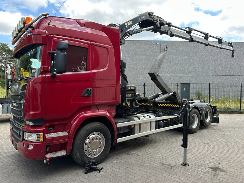 Scania R580 6X2 V8 HOOKLIFT + CRANE HIAB 211 E-4 HIPRO - ROTATOR - RETARDER - RADIO - NL TRUCK - Крюковой мультилифт, Автоманипулятор: фото 3 Scania R580 6X2 V8 HOOKLIFT + CRANE HIAB 211 E-4 HIPRO - ROTATOR - RETARDER - RADIO - NL TRUCK - Крюковой мультилифт, Автоманипулятор: фото 3