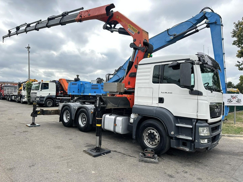 MAN TGS 26.440 6X4 SZM + (22m) KRAN PALFINGER PK62002 E 6x H + 1ME - RETARDER - EURO 5 - BE TRUCK - Тягач: фото 2 MAN TGS 26.440 6X4 SZM + (22m) KRAN PALFINGER PK62002 E 6x H + 1ME - RETARDER - EURO 5 - BE TRUCK - Тягач: фото 2