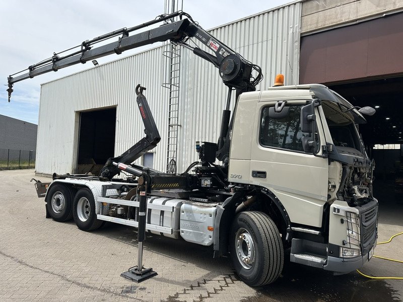 Volvo FM 370 6x2 HOOKLIFT 21T + CRANE HIAB 144 E-4 HIDUO - ENGINE / GEARBOX OK - CHASSIS OK - RUNNING + DRIVING - BE TRUCK - Крюковой мультилифт, Автоманипулятор: фото 1 Volvo FM 370 6x2 HOOKLIFT 21T + CRANE HIAB 144 E-4 HIDUO - ENGINE / GEARBOX OK - CHASSIS OK - RUNNING + DRIVING - BE TRUCK - Крюковой мультилифт, Автоманипулятор: фото 1