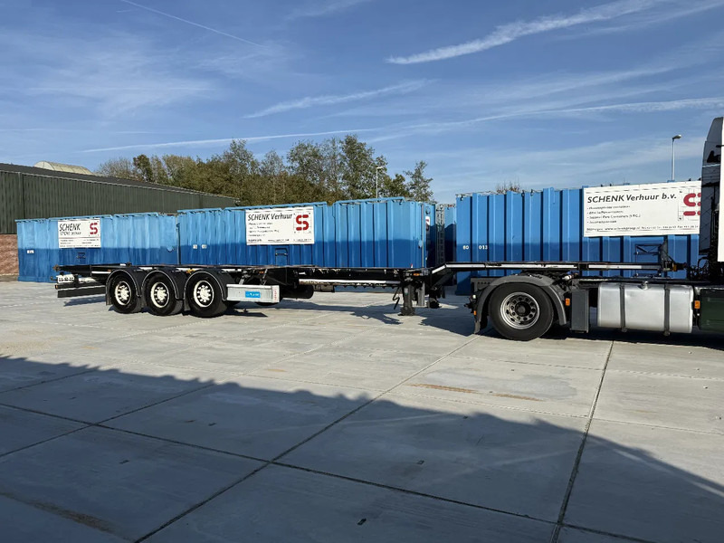 D-Tec Flexitrailer 3x Extandable / For all sizes container/tyres all 80%/Holland Trailer - Полуприцеп-контейнеровоз/ Сменный кузов: фото 1 D-Tec Flexitrailer 3x Extandable / For all sizes container/tyres all 80%/Holland Trailer - Полуприцеп-контейнеровоз/ Сменный кузов: фото 1