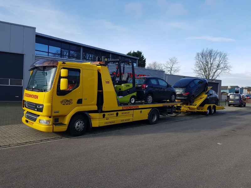 DAF LF 45 LF45-220 Abschelppwagen Falkom mit Anhanger / Schiebeplateau / Brill / Winde / Top Zustand - Автовоз: фото 4 DAF LF 45 LF45-220 Abschelppwagen Falkom mit Anhanger / Schiebeplateau / Brill / Winde / Top Zustand - Автовоз: фото 4