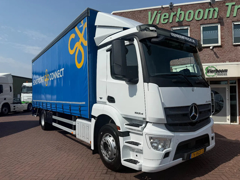 Mercedes-Benz Antos Antos 1824L 4X2 Schiebplane mit 2T Ladebordwand TOP ZUSTAND!!!!! - Тентованный грузовик: фото 1 Mercedes-Benz Antos Antos 1824L 4X2 Schiebplane mit 2T Ladebordwand TOP ZUSTAND!!!!! - Тентованный грузовик: фото 1