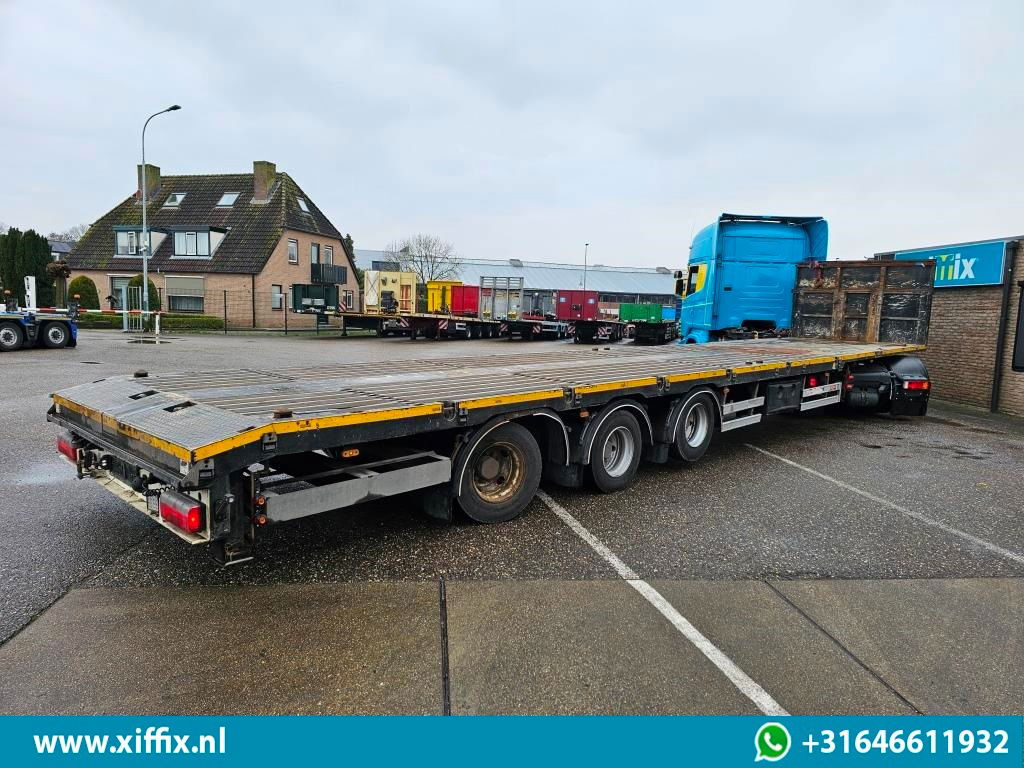 Полуприцеп бортовой/ Платформа ES-GE 3-ass. Vlakke uitschuifbare Mega oplegger / Naloop gestuurd: фото 10